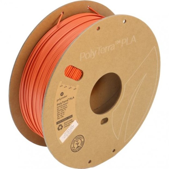 Polymaker PolyTerra PLA Muted Red (Rouge Désaturé)