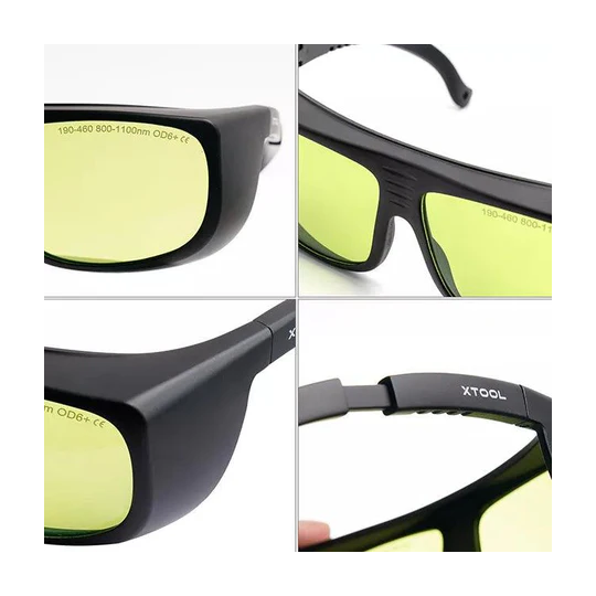 xTool Lunettes de Sécurité pour Laser 316-450 nm et 900 nm-1080nm