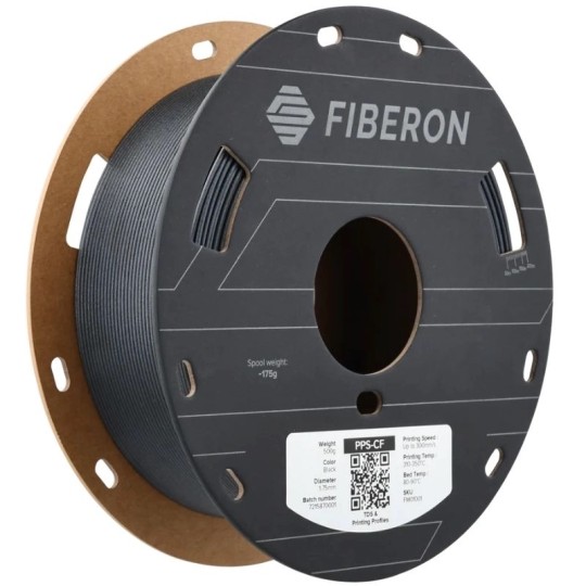 Polymaker Fiberon PPS-CF10 - Filament 3D Haute Performance Renforcé Fibre de Carbone