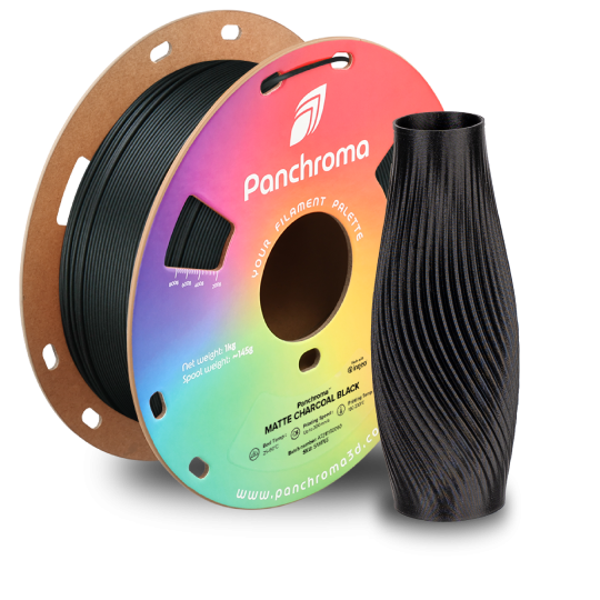 Polymaker Panchroma PLA Matte Charcoal Black Polymaker Panchroma PLA Matte Charcoal Black