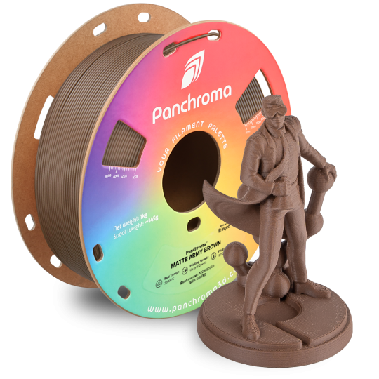 Polymaker Panchroma PLA Matte Army Brown Polymaker Panchroma PLA Matte Army Brown