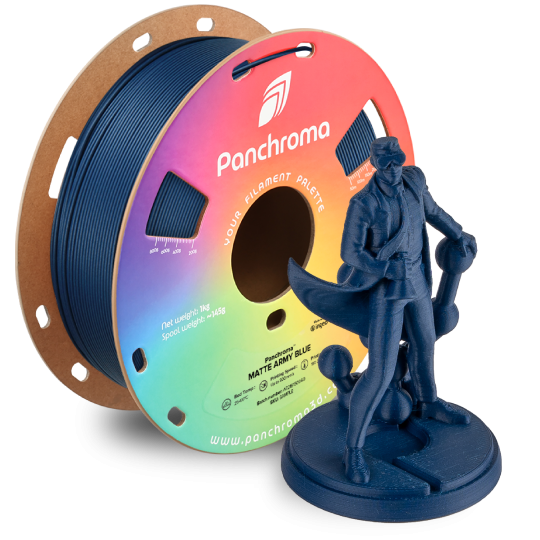 Polymaker Panchroma PLA Matte Army Blue Polymaker Panchroma PLA Matte Army Blue