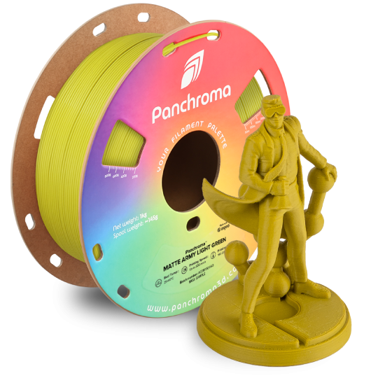 Polymaker Panchroma PLA Matte Army Light Green Polymaker Panchroma PLA Matte Army Light Green