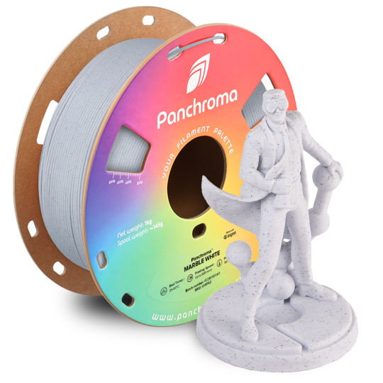 Polymaker Panchroma PLA Matte Marble White Polymaker Panchroma PLA Matte Marble White
