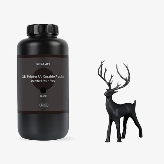Creality Standard Rigid Resin UV Plus Noir 1kg Creality Standard Rigid Resin UV Plus Noir 1kg