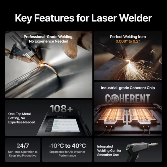 xTool MetalFab 800W Machine de Soudage laser et Découpe CNC