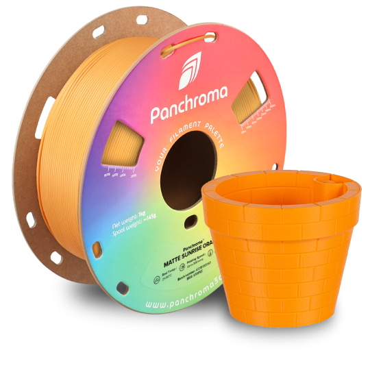 Polymaker Panchroma PLA Matte Sunrise Orange Polymaker Panchroma PLA Matte Sunrise Orange