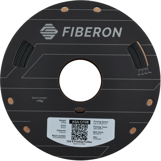 Polymaker Fiberon™ ASA-CF08 Black 500g