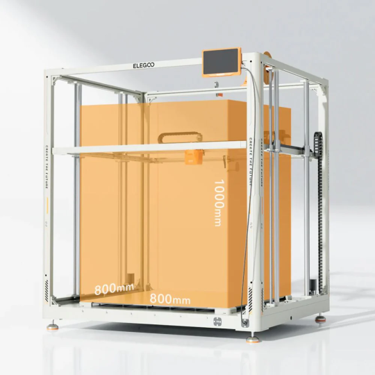 Imprimante 3D Grand Format Elegoo OrangeStorm Giga – 800×800×1000 mm (Kit à assembler)