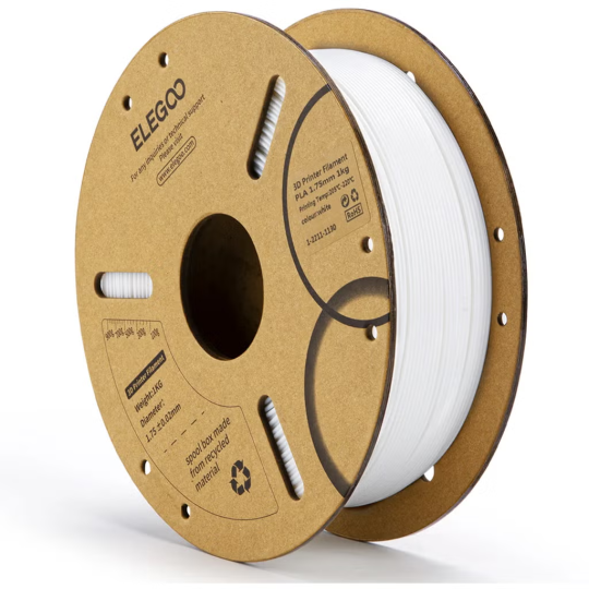 Filament PLA Blanc Elegoo 1.75 mm 1Kg