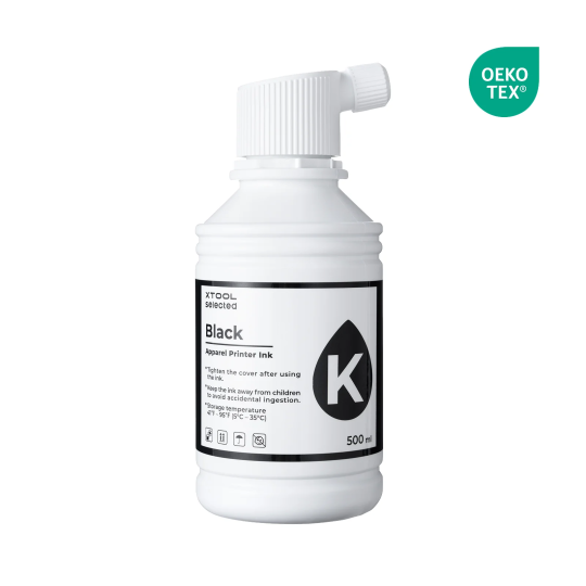 Encre DTF Noire xTool Selected 500 ml pour Apparel Printer