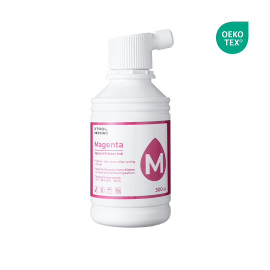 Encre DTF Magenta xTool Selected 500 ml pour Apparel Printer