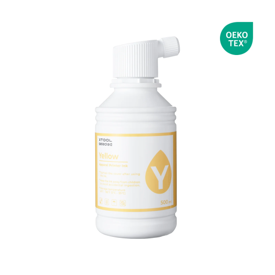 Encre DTF Jaune xTool Selected 500 ml pour Apparel Printer