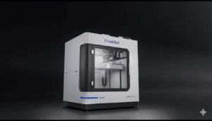 Imprimante 3D grand format Creatbot D600 Pro2 HS avec sa large chambre d'impression chauffée.