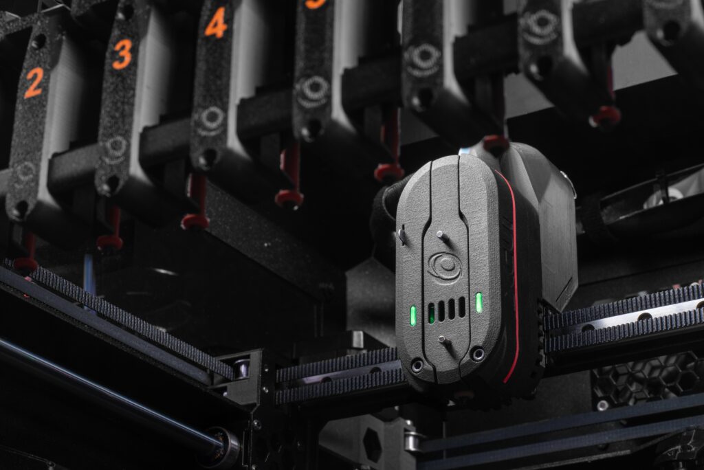 Système Bondtech INDX sur tête d'impression Prusa Core One changement outil rotatif